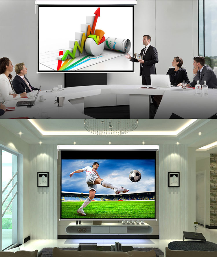 電動投影幕家庭、會議室應用